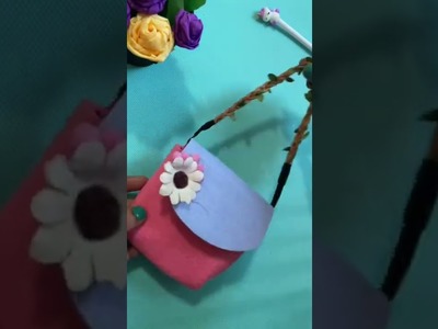 How to make mini handbag | diy mini handbag | #shorts #youtubeshorts #trendingshorts #minibag #diy