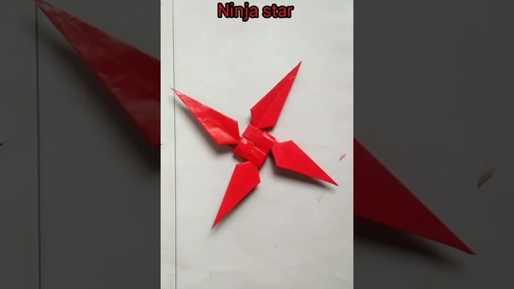 How To Make Ninja Star. Origami paper Ninja Blade. #short #shortvideo #firstshortvideo #youtubeshort