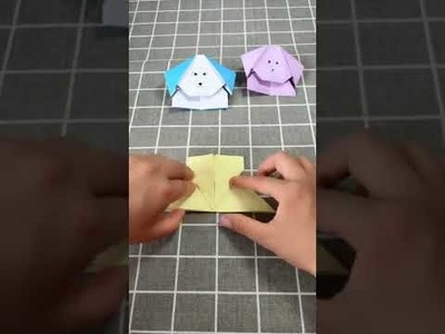 How to make origami cute pupy