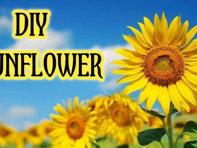 HOW TO MAKE SUNFLOWER FOR HOME DECOR|PAPER CUP CRAFT|DIY|FLOWER MAKING|SUNFLOWER MAKING #shorts