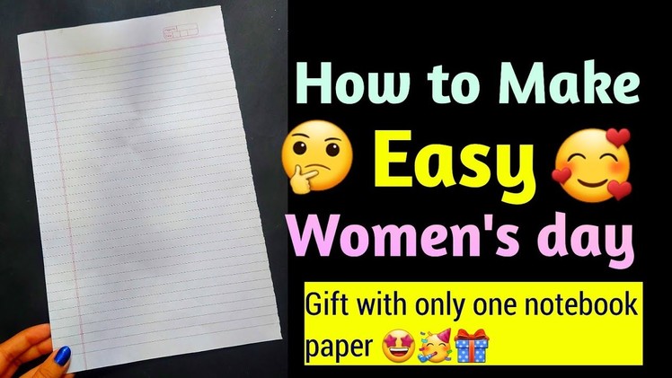 How to make women's day gift. Women's day gift idea.Women's day gift making.women's day gift easy