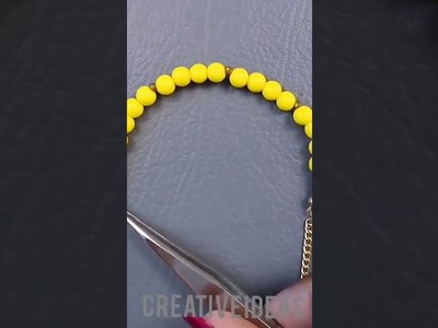 New simple design of bracelet make in 5 minutes | creative ideas #shorts