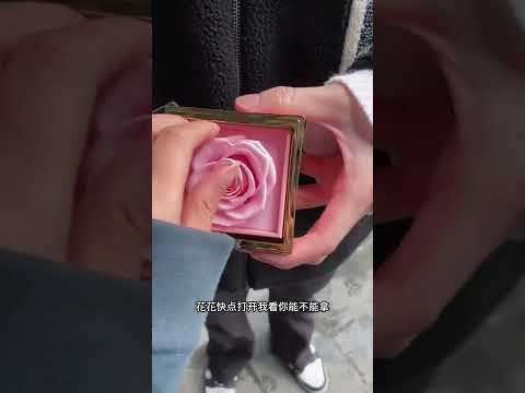 Rose gift box jewelry box