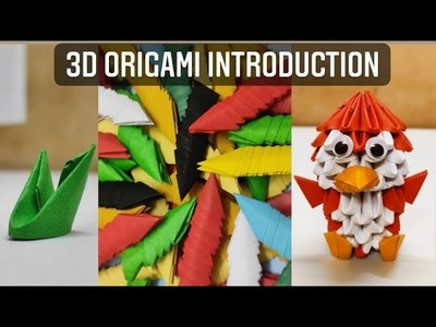 3D Origami Basics - Folding The piece (Professional work) ????????