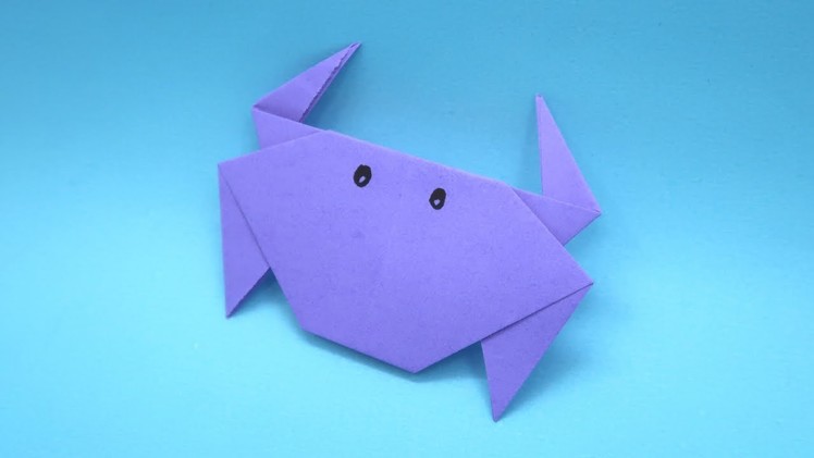 Comment faire un crabe en papier - Origami Facile TUTO