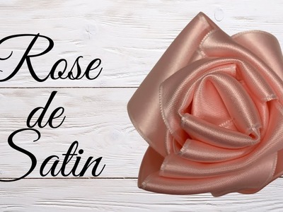 Comment faire une rose en satin avec du ruban. Rapide et facile : tuto en pas en pas