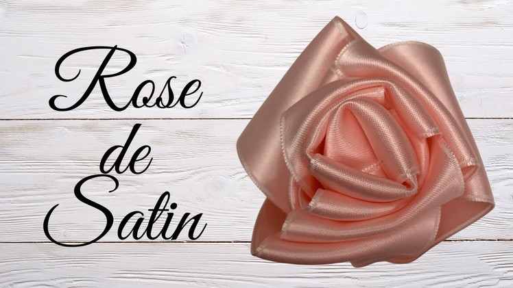 Comment faire une rose en satin avec du ruban. Rapide et facile : tuto en pas en pas
