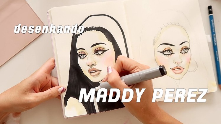 Desenhando a Maddy de Euphoria no Art Journal!