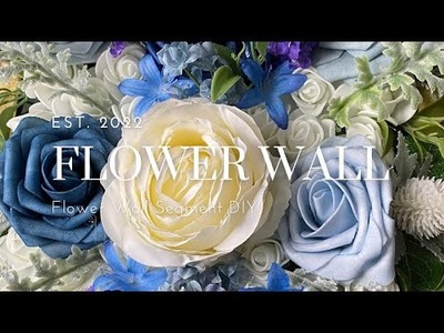 DIY Flower Wall | #flowerwall #weddingdecor #flowers #diy #roses #2022