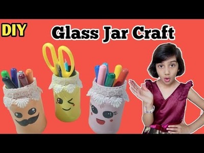 DIY Glass Jar Painting & Decorations Ideas। Easy Jar Craft । Charmi art & craft fun