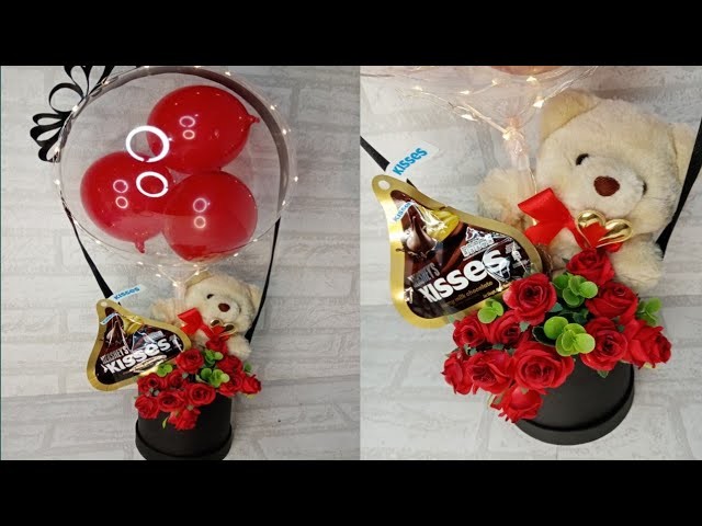 DIY Hot Air Balloon Bouquet. Cara Membuat Buket Balon. Gift Box. Gift Hamper. Hot Air Balloon