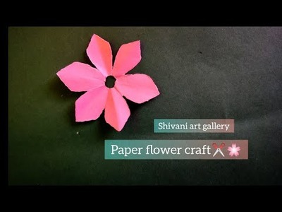 Flower craft✂️????| art and craft | shot vdo. paper flower????????????????