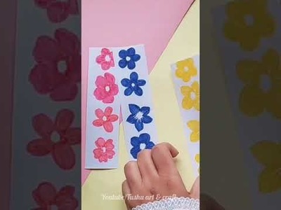 Handmade sticker without glue or double sided tape.How to make sticker at home.DIY sticker #shorts