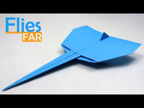 How to Make a Paper Airplane that FLIES FAR - Best Paper Plane in the World