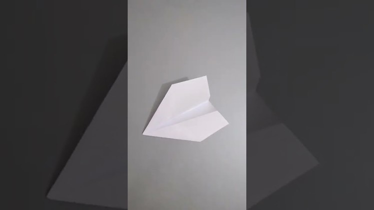 How to make a paper plane that fly far and fast #Shorts