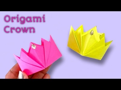 How to make an Origami Crown | Easy Origami Tutorial | Origami for Beginners | Origami for Kids