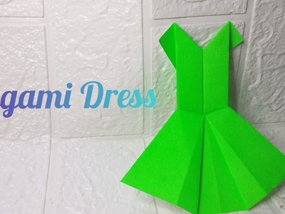 How To Make Origami Dress - Easy Tutorial ~ Origami Fun Channel #Origami