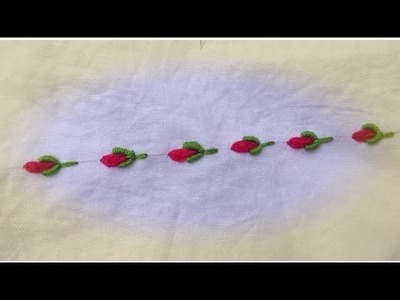 How to Oyster stitch all over, Hand embroidery designs