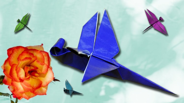 ????LIBELULA origami fácil y rápido ???? LIBELULA de papel | Ideas fáciles y rápidas ♻DIY EASY MAGIC CRAFT