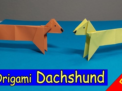 Origami DOG | DACHSHUND | How to make paper dog | DIY Easy | Step by Step Tutorial