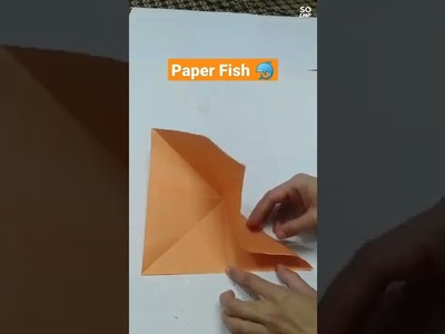 Origami Fish | how to make paper fish | как сделать рыбу из бумаги #paperfish #papercrafting #shorts