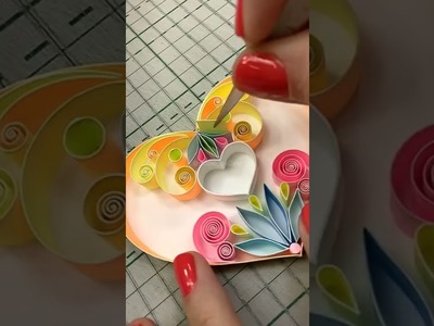 Rainbow Heart by momo_quilling