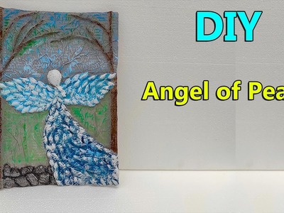 Сделала панно на стену: Ангел Декор для дома своими руками