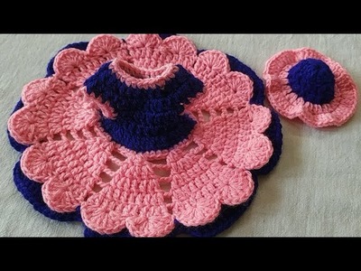So easy So beautiful Ladoo gopal posak.how to Crochet 6 -7no.posak #Wowcreation