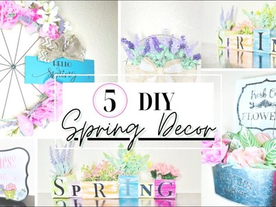 Spring DIY Decor 2022 | DIY Dollar Tree Spring Decor | Spring Decor | Farmhouse Spring Decor DIY