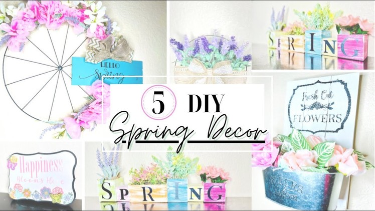 Spring DIY Decor 2022 | DIY Dollar Tree Spring Decor | Spring Decor | Farmhouse Spring Decor DIY