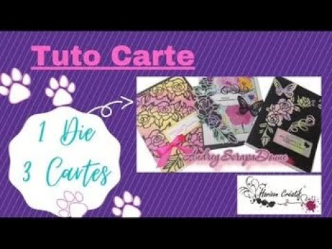 { Tuto Carte } 1 Die pour 3 Cartes #horizoncreatif #scrapbooking by ScrapaDoune