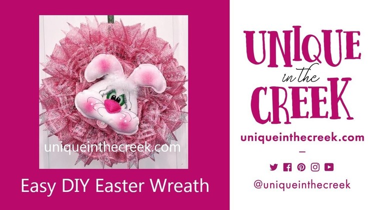 UITC™ How to Make an Easter Wreath | DIY Flower Wreath | Large Board | Live Replay