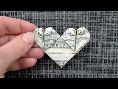 Cool TRIPLE MONEY HEART | Dollar Origami for Valentine's Day | Tutorial DIY by NProkuda