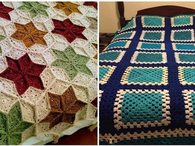 Crochet Bedsheet with most exotic and stylish crochet patterns #crochetbedsheets