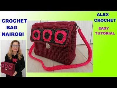 CROCHET CHANEL BAG TUTORIAL "NAIROBI" Alex Crochet beginners friendly