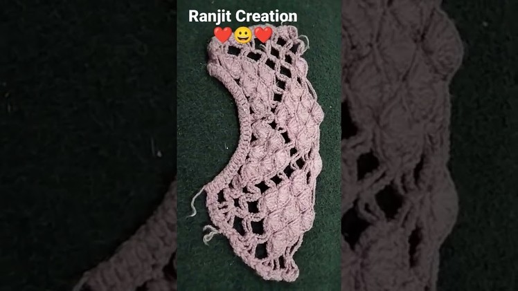 Crochet ka Beautiful Jacket Design#Ranjit Creation ❤️????❤️