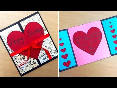 DIY - Beautiful Handmade Birthday Greeting Card | Special Handmade Birthday Card  for best friend