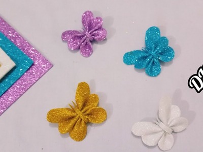 Do You Like This Project|Glittery Butterfly ???? Craft | Everyone Like It|Foam Craft|Multy Talent Tips|