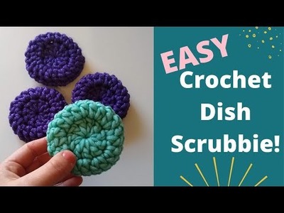 EASIEST Crochet Scrubbies | Free Pattern and Tutorial
