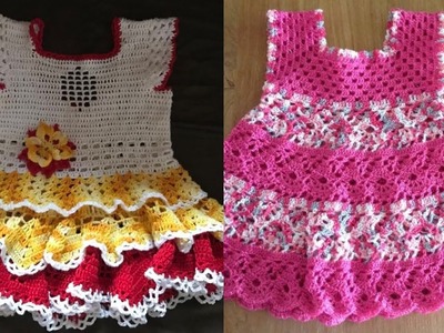 Free crochet frocks for baby girls 2022 crochet pattern