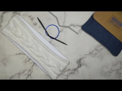 How to Knit Cable Headband