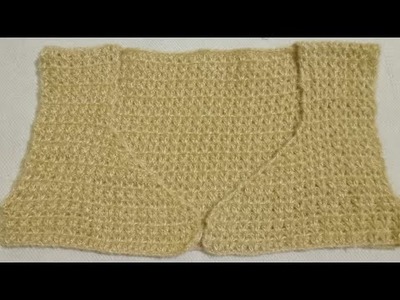 How to make a beautiful crochet jacket for ladies size34-36(part 1)#13