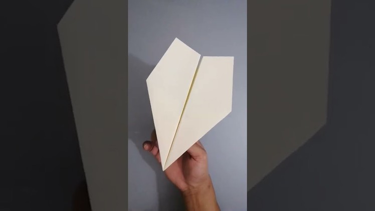 How to make a paper plane that fly far and fast #Shorts
