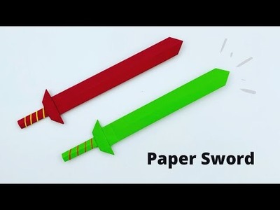 How To Make Easy Paper Sword Toy  For Kids. Nursery Craft Ideas. Paper Craft Easy. KIDS crafts