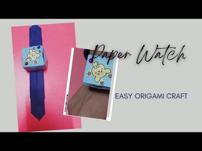 How to make  paper  Watch. DIY  Origami  paper  Watch  for kids