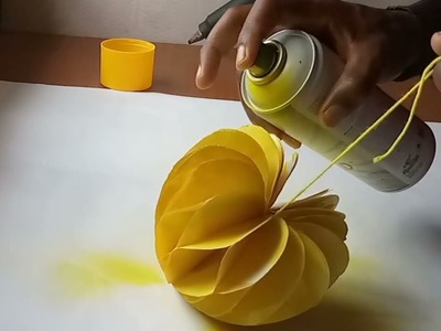 How to make simple home DIY paper decoration #  heart design