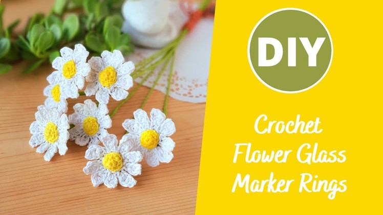Learn to crochet daisy flowers | wedding bouquet | home decoration | crochet flowers