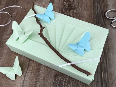 Paper Butterflies Gift Wrapping