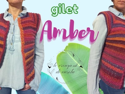 Tutorial :gilet all'uncinetto  Amber