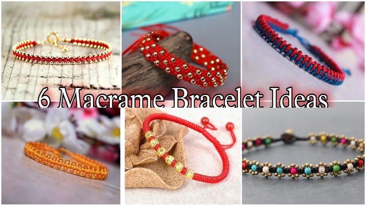6 Macrame Bracelet | How To Make Bracelets | DIY | Creation&you